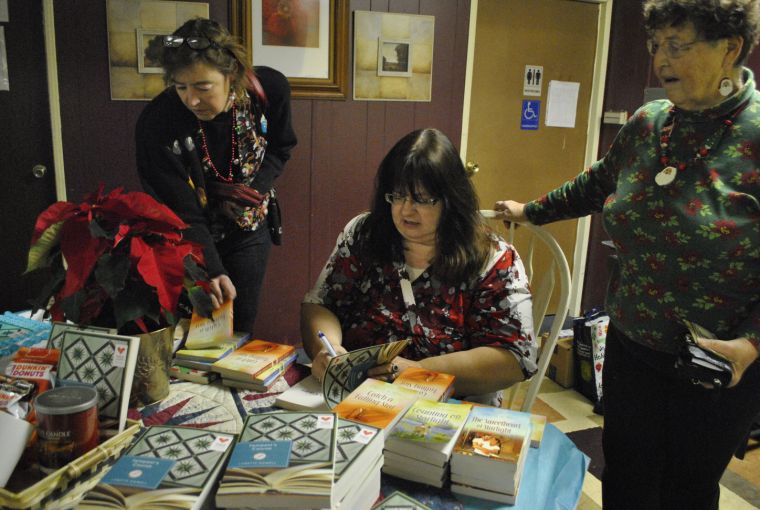 Book signing Cove House